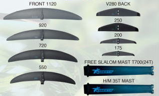 SLALOM FRONT WING & BACK WING SLALOM FRONT WING & BACK WING
