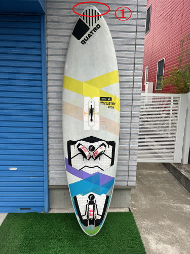 中古FREEWAVEボード　2015QUATRO TETRA 99L